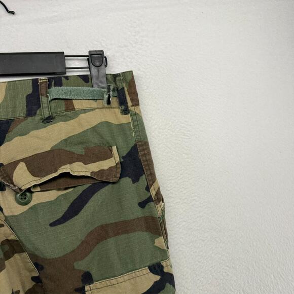 Vintage Military Pants Mens Small Woodland Camo Cargo Hunting Fit 30x30 Tactical - Picture 6 of 9